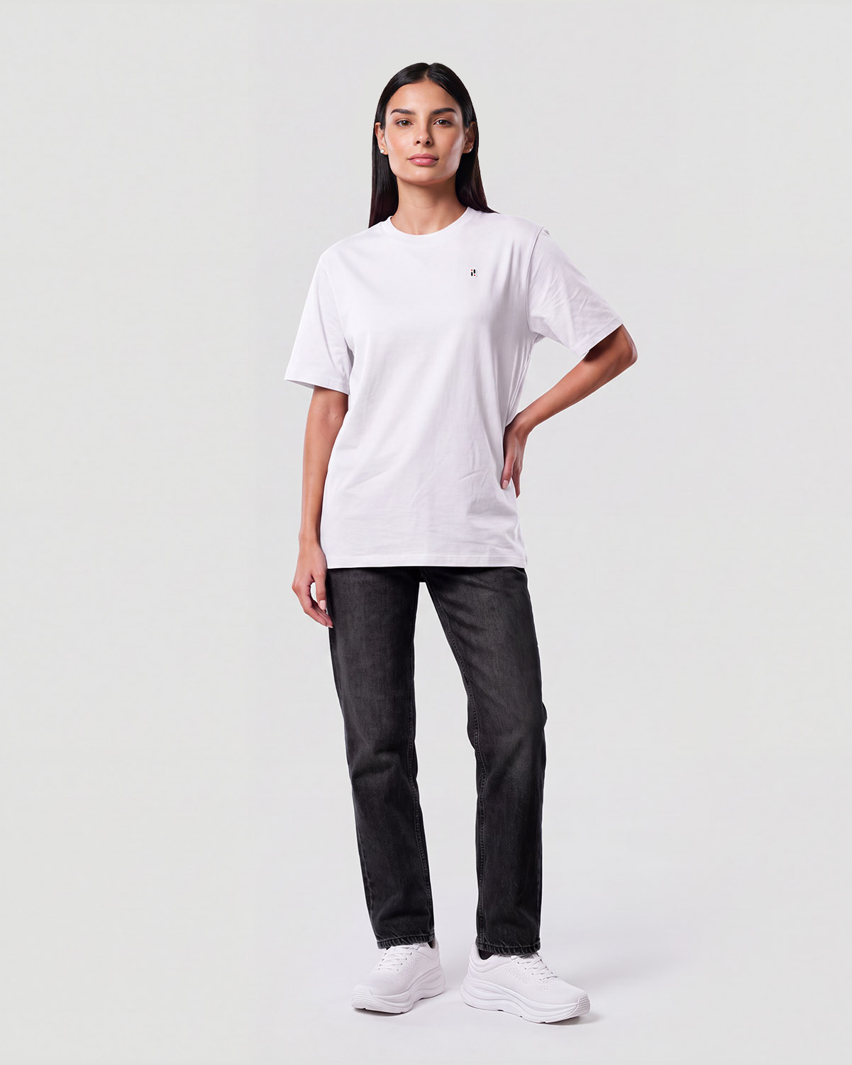 Camiseta b&aacute;sica para mujer - BLANCO image number 2