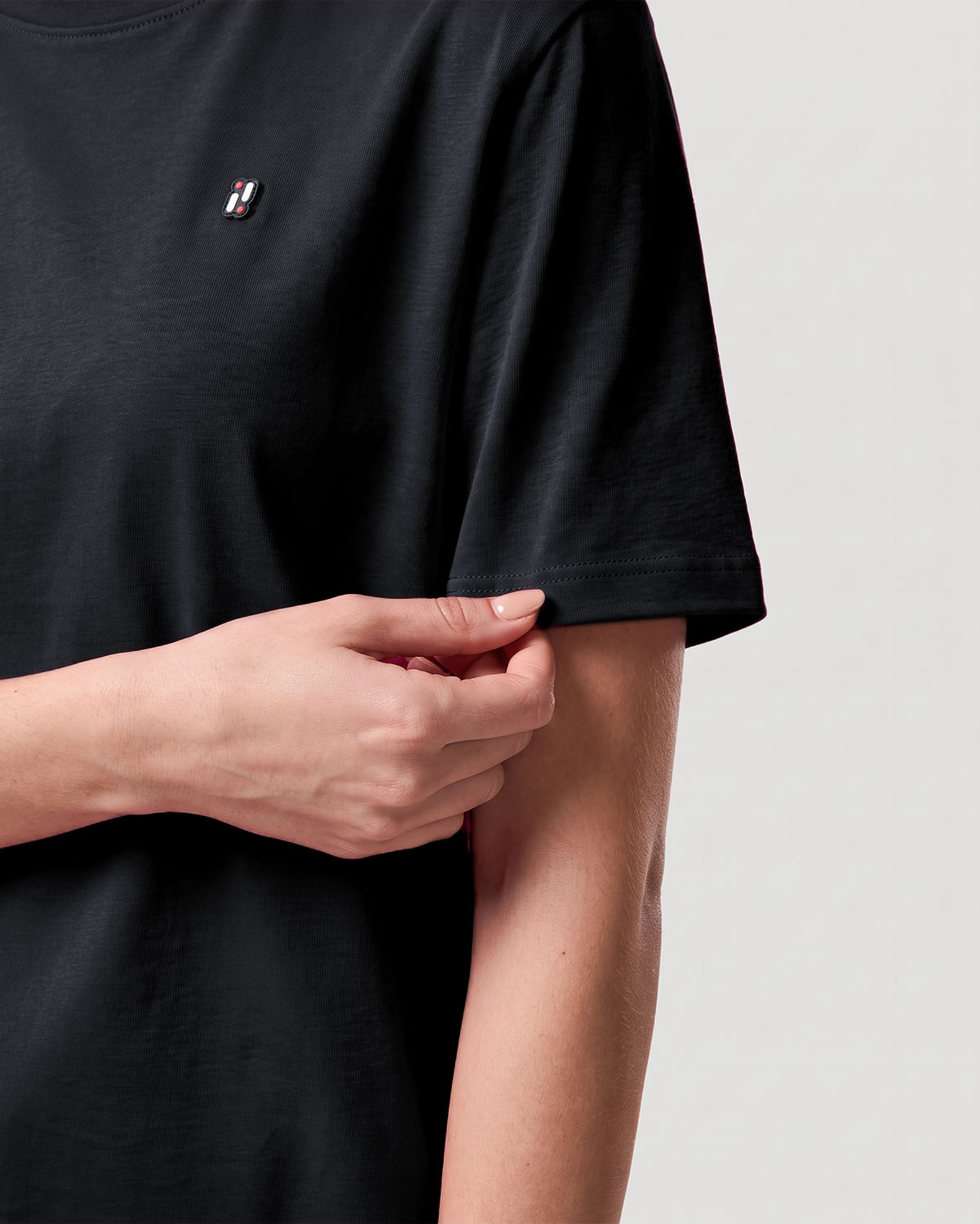 Camiseta b&aacute;sica para mujer - NEGRO image number 5