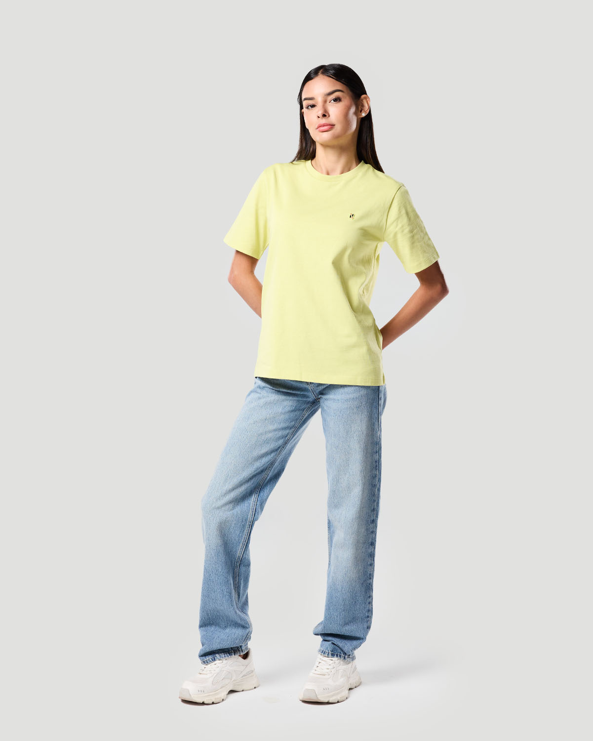 Franela b&aacute;sica para mujer-VERDE LIMA image number 1