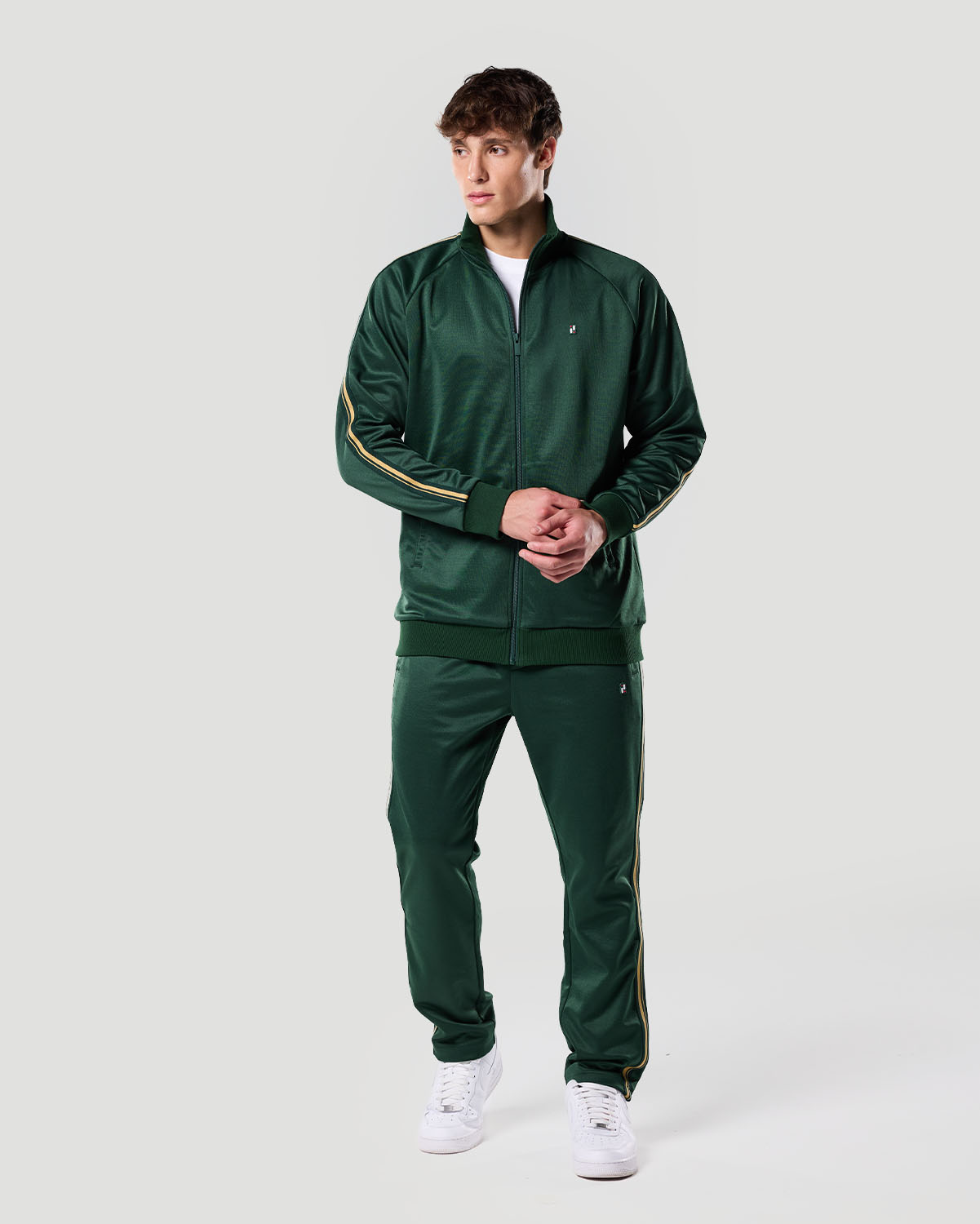 Chaqueta deportiva para hombre-VERDE OSCURO image number 0