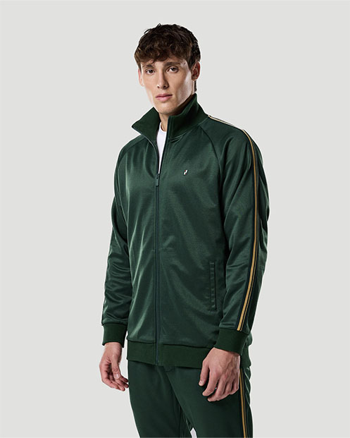 Chaqueta deportiva para hombre-VERDE OSCURO