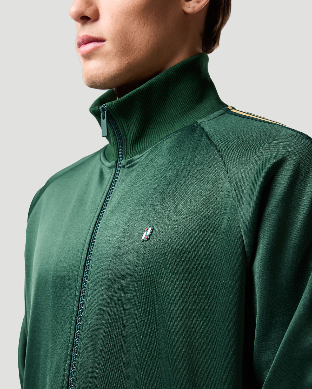 Chaqueta deportiva para hombre-VERDE OSCURO image number 4