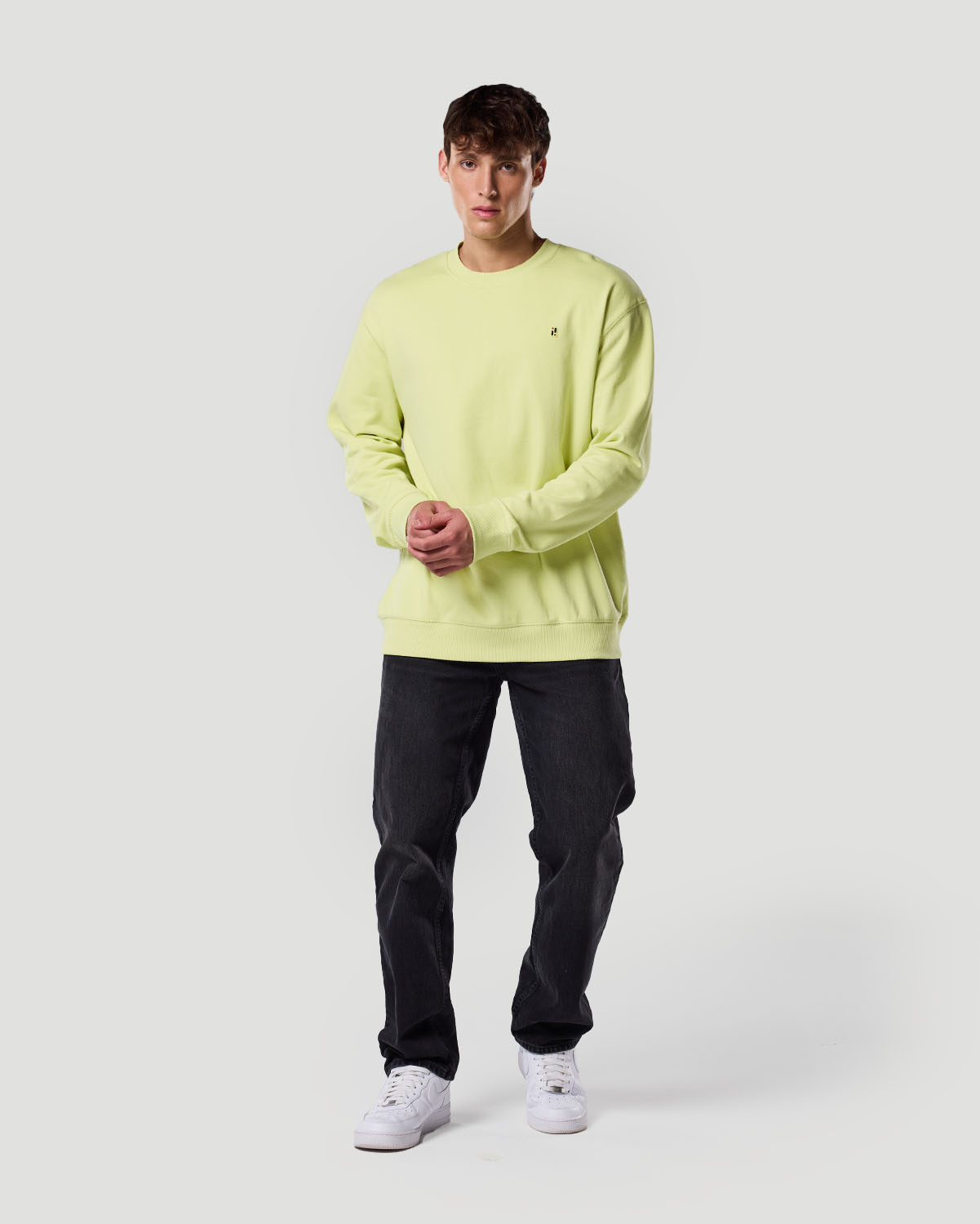 Su&eacute;ter para hombre-VERDE LIMA image number 1