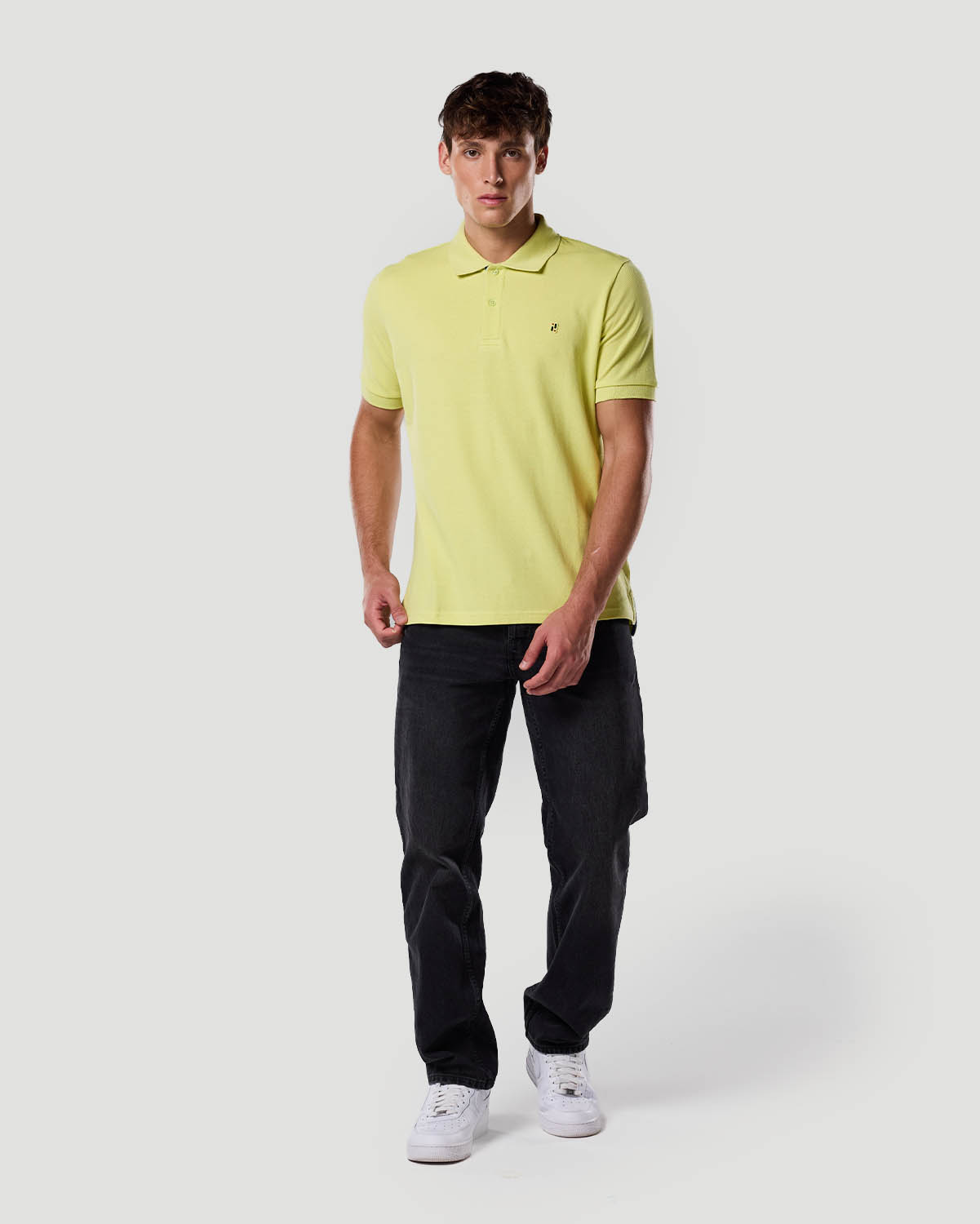 Chemise polo para hombre-VERDE LIMA image number 0