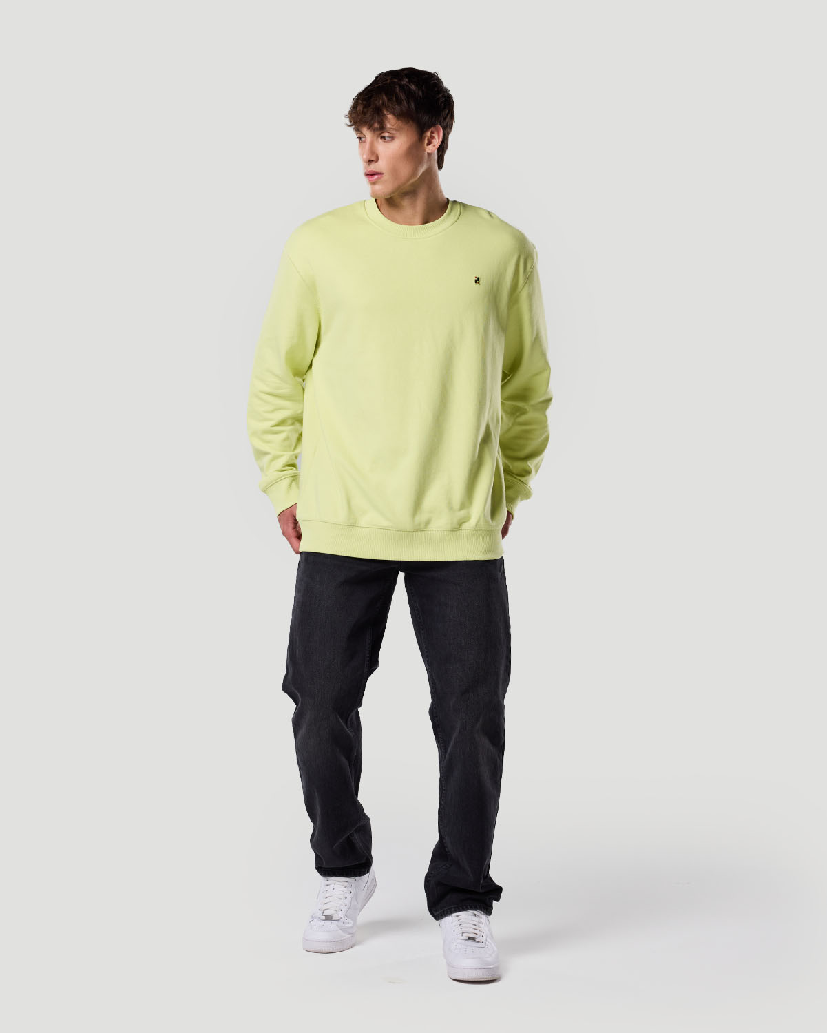 Su&eacute;ter para hombre-VERDE LIMA image number 0