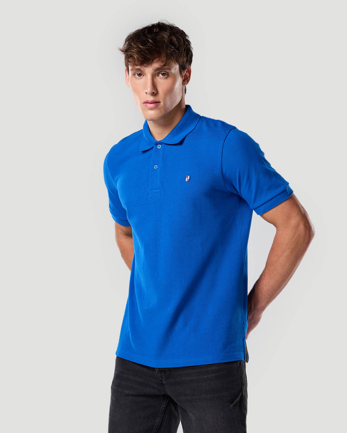Chemise polo para hombre-AZUL N&Aacute;UTICO image number 3