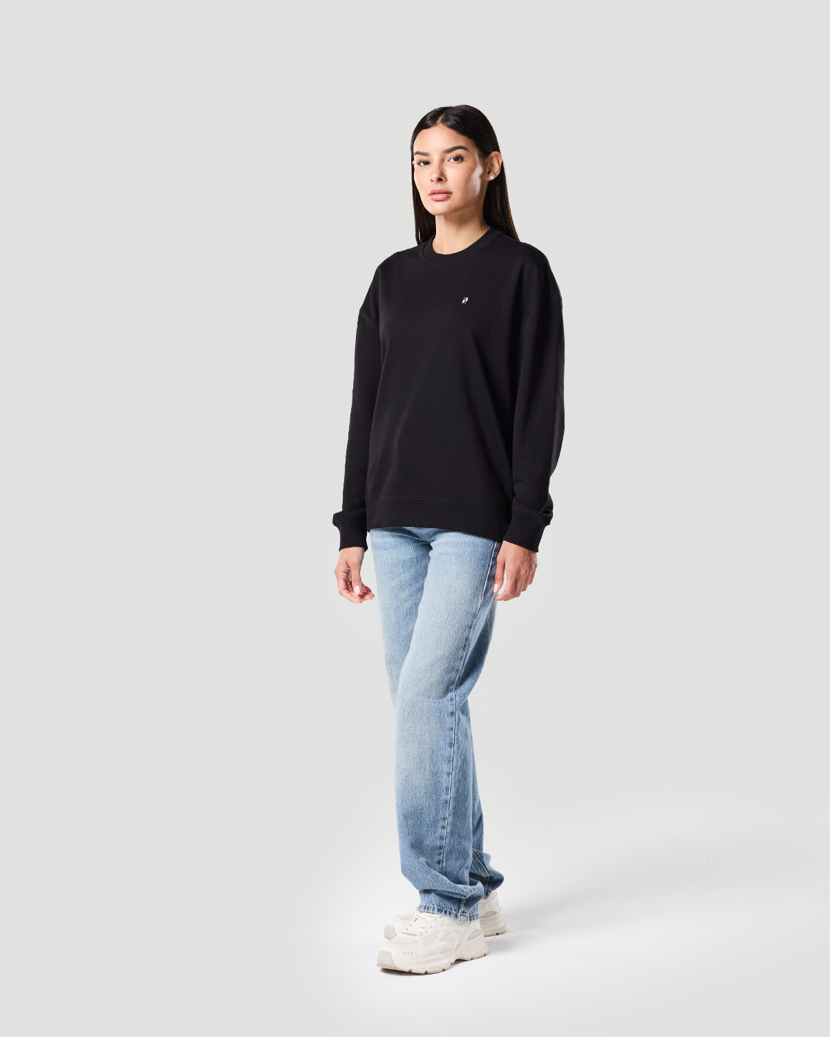 Su&eacute;ter de mujer-NEGRO AZABACHE image number 1
