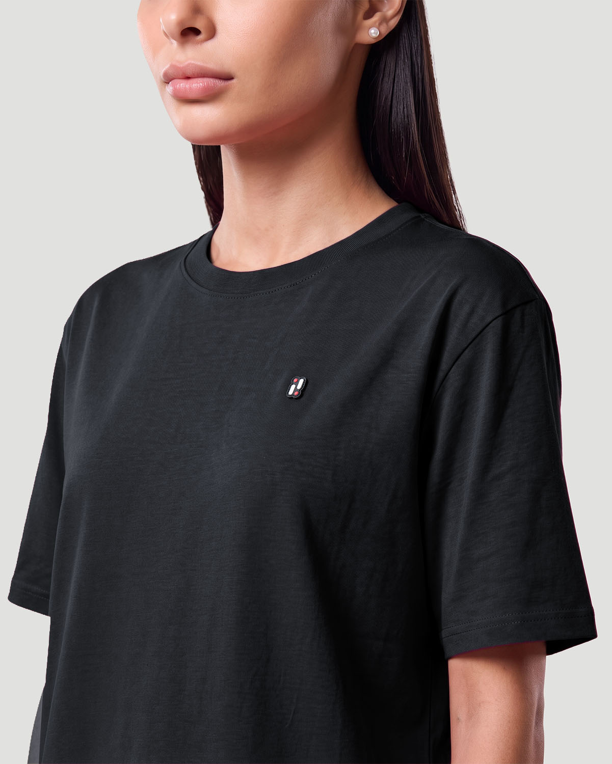 Camiseta b&aacute;sica para mujer - NEGRO image number 4