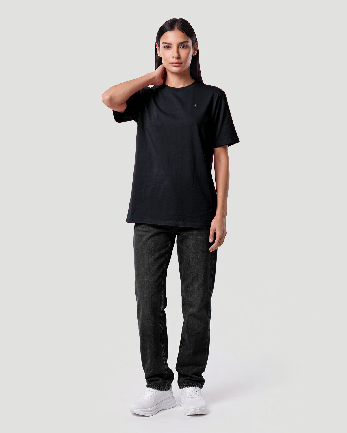Camiseta b&aacute;sica para mujer - NEGRO image number 3
