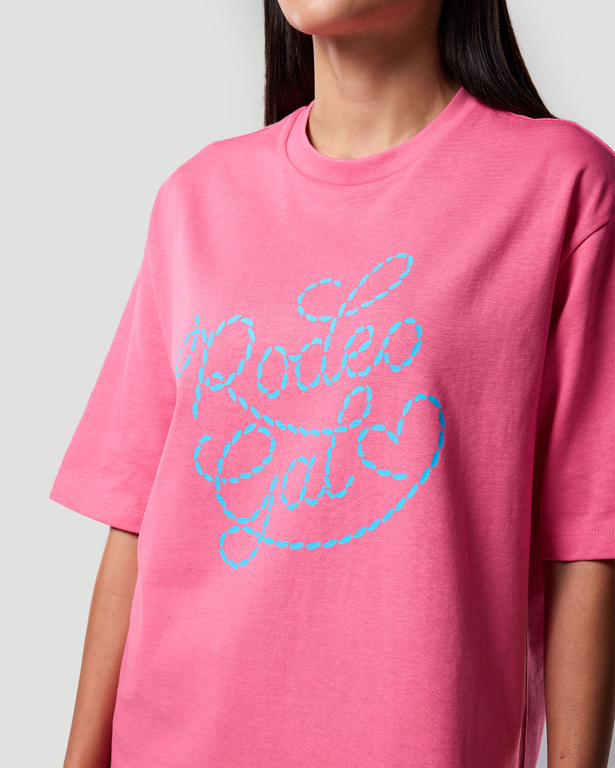 Franela con estampado para mujer-ROSA FANDANGO image number 4
