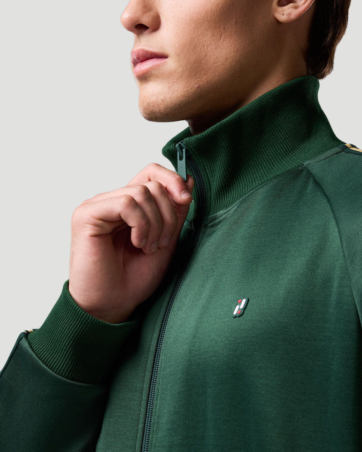 Chaqueta deportiva para hombre-VERDE OSCURO image number 5