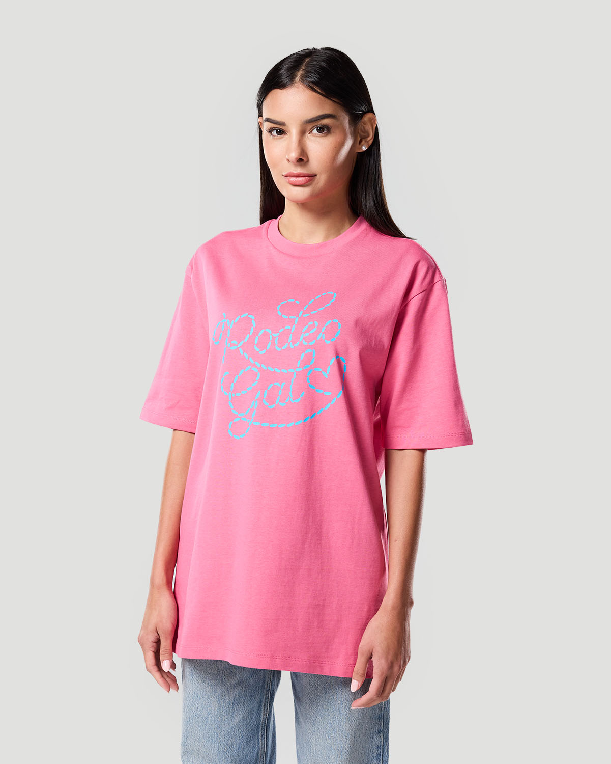 Franela con estampado para mujer-ROSA FANDANGO image number 3