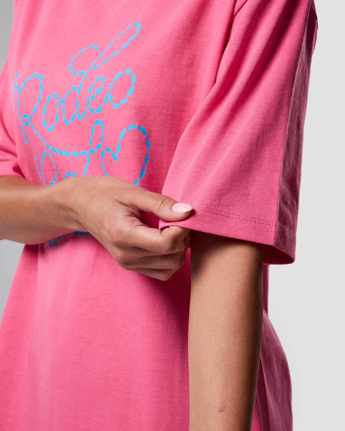 Franela con estampado para mujer-ROSA FANDANGO image number 5