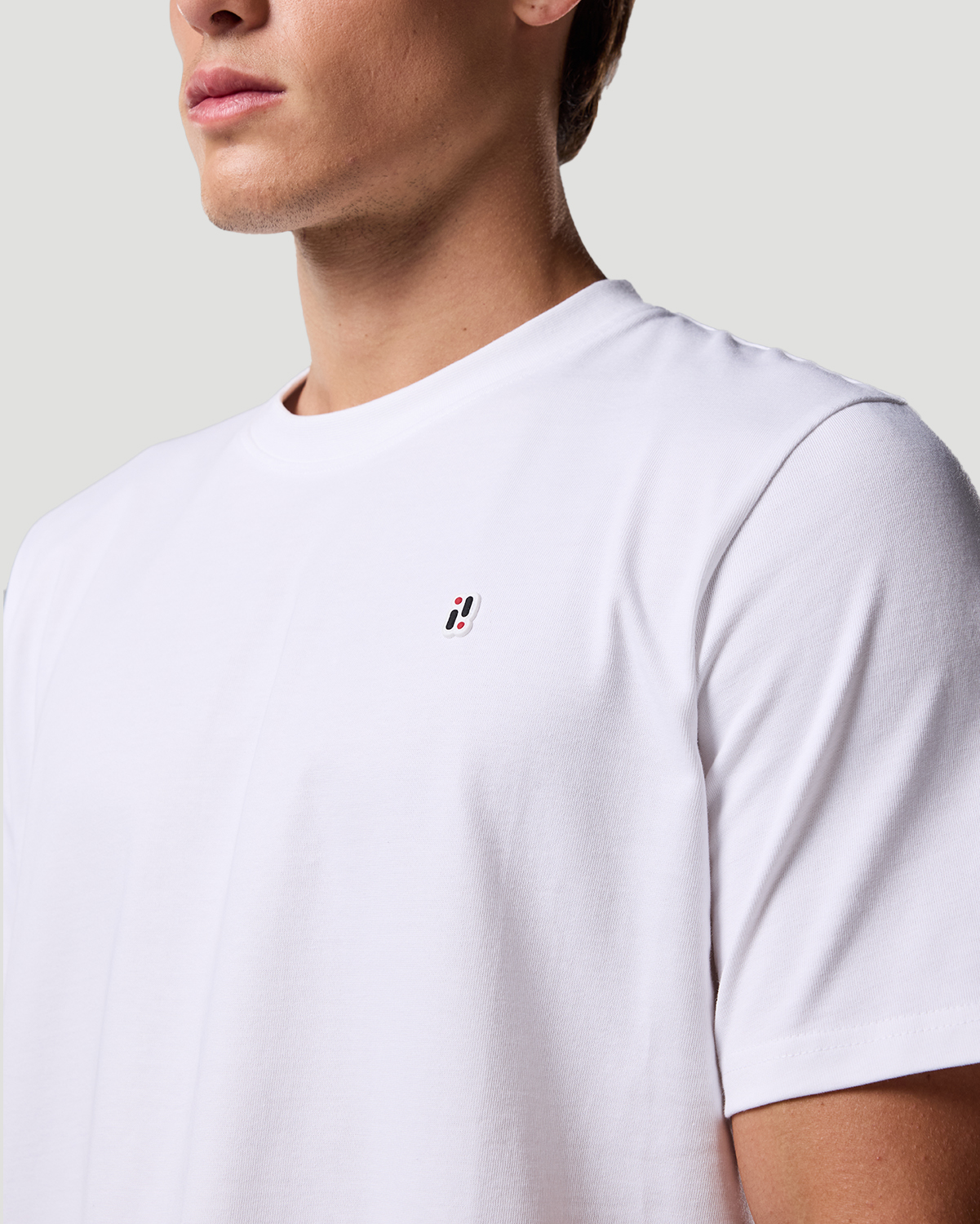 Franela b&aacute;sica para hombre-BLANCO image number 4