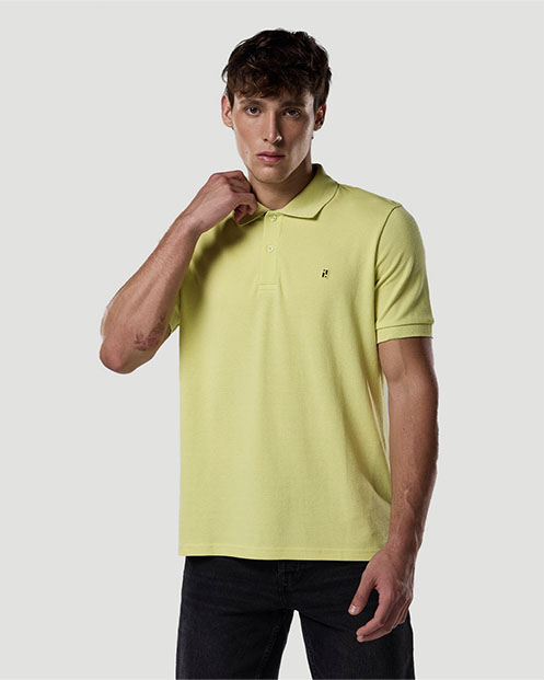 Chemise polo para hombre-VERDE LIMA