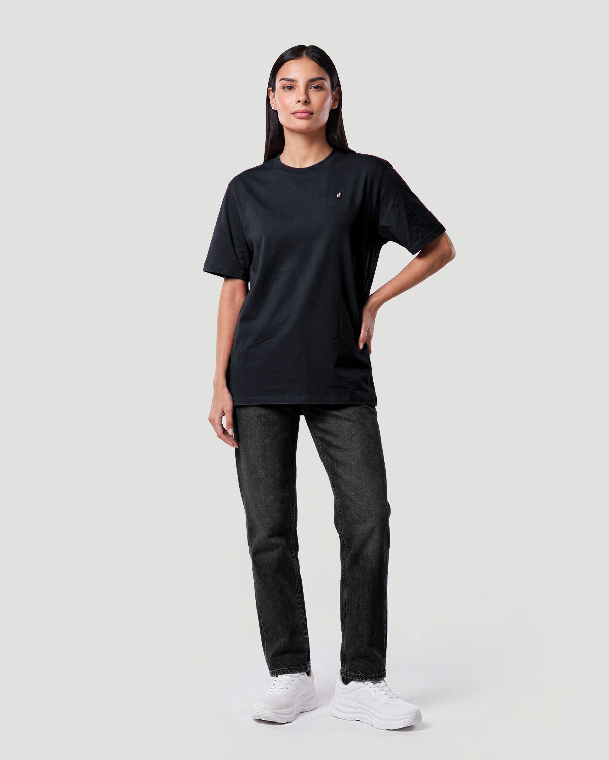 Camiseta b&aacute;sica para mujer - NEGRO image number 2