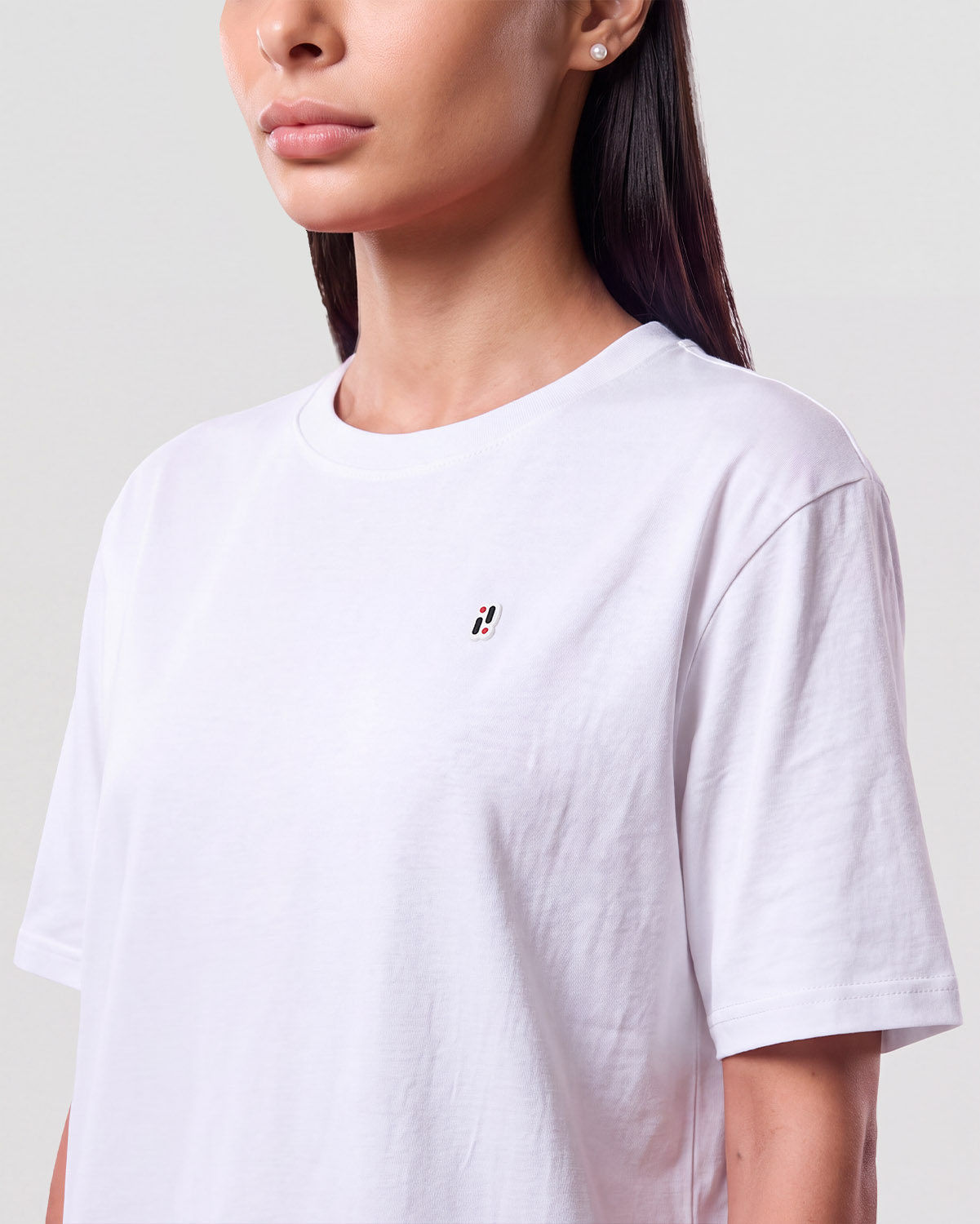 Camiseta b&aacute;sica para mujer - BLANCO image number 4