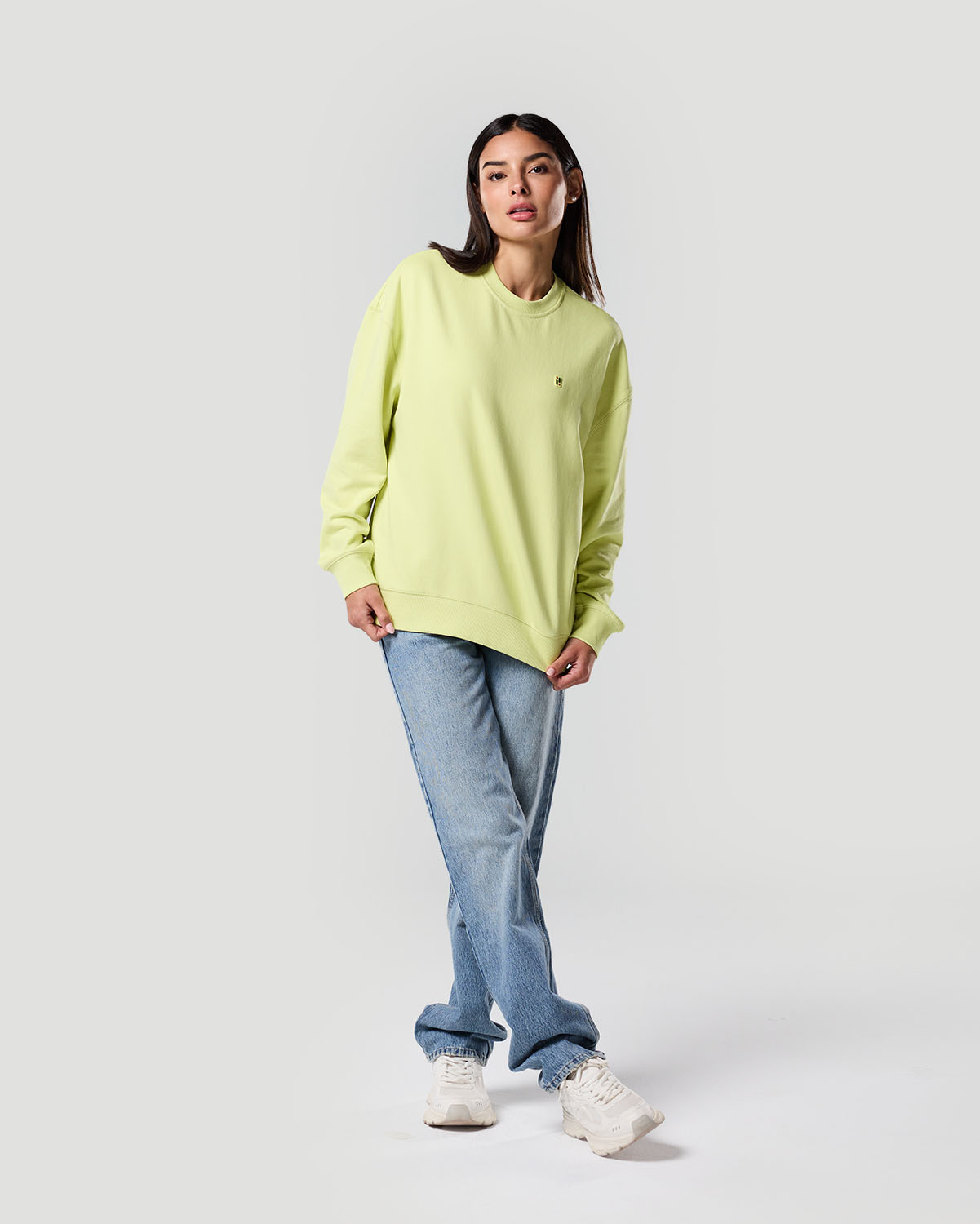 Su&eacute;ter de mujer-VERDE LIMA image number 0