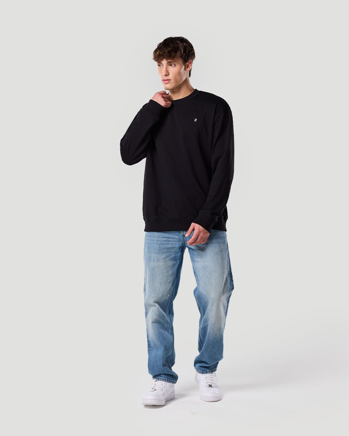 Su&eacute;ter para hombre-NEGRO AZABACHE image number 1