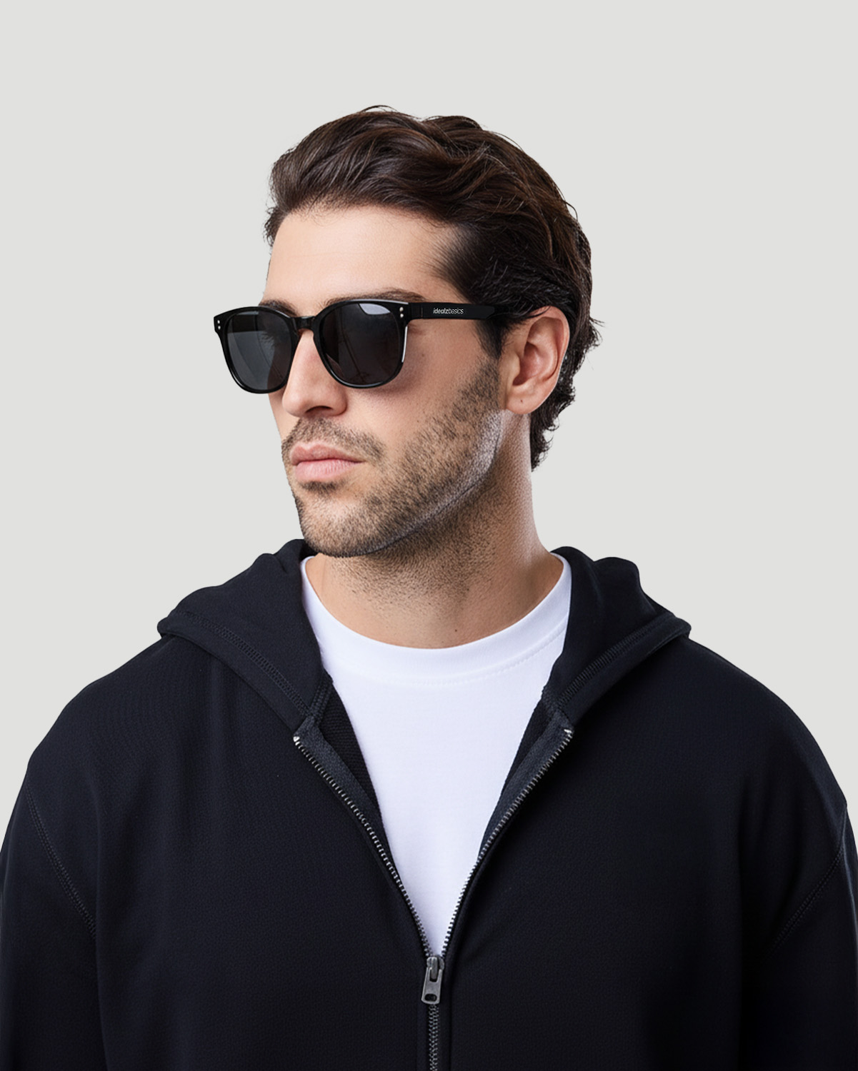 Lentes de sol oscuros idealz - NEGRO AZABACHE image number 3